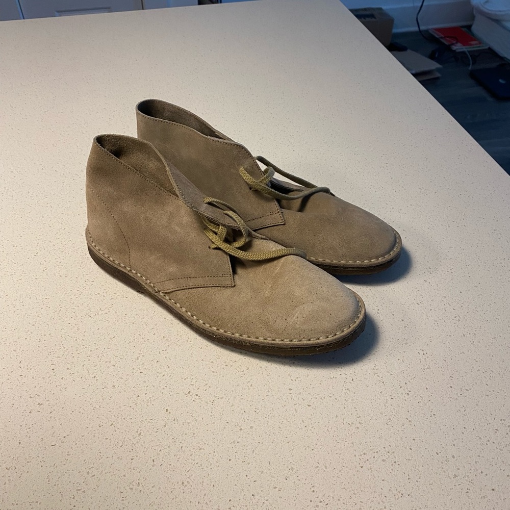 J Crew Chukka Boot Taupe Gray Tan